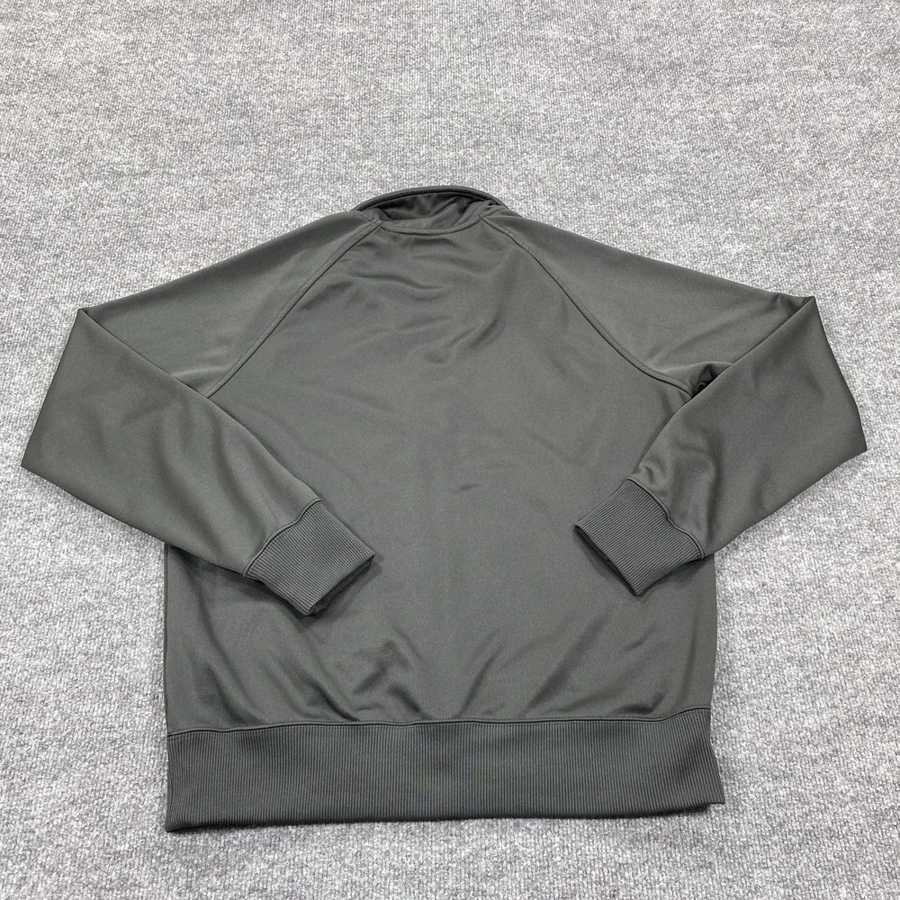 Nike Jacket Mens‎ Medium Black Windbreaker Full Zip Collared Pockets Lightweight